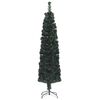 vidaXL Arbre de No&euml;l artificiel mince et support 120 cm fibre optique
