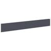 vidaXL Bordure de Pelouse 10 pc 100 x 15 cm Acier Anthracite