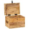 vidaXL Boîte de rangement 39x28x31 cm Bois massif d'acacia