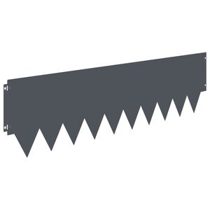 vidaXL Bordure de Pelouse 20 pcs m&eacute;tal