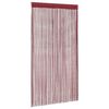 vidaXL Rideau en fils 2 pcs 140 x 250 cm Bordeaux