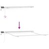vidaXL Auvent R&eacute;tractable Multicolore 350 x 250 cm Tissu et acier
