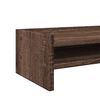 vidaXL Support de moniteur ch&ecirc;ne marron 42x24x16 cm bois d'ing&eacute;nierie