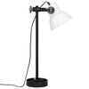 vidaXL Lampe de bureau 25 W blanc 15x15x55 cm E27