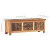 vidaXL Meuble TV 120x30x40 cm Bois d'acacia et de récupération massif