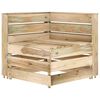 vidaXL Salon de jardin 4 pcs Bois de pin impr&eacute;gn&eacute; de vert