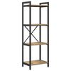 vidaXL &Eacute;tag&egrave;re 40 x 30 x 119 cm Bois d'ing&eacute;nierie Ch&ecirc;ne artisanal