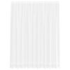 vidaXL Rideau en Dentelle Floral Blanc 240 x 300 cm Polyester