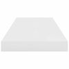 vidaXL &Eacute;tag&egrave;re murale flottante 4 pcs Blanc brillant 60x23,5x3,8cm MDF