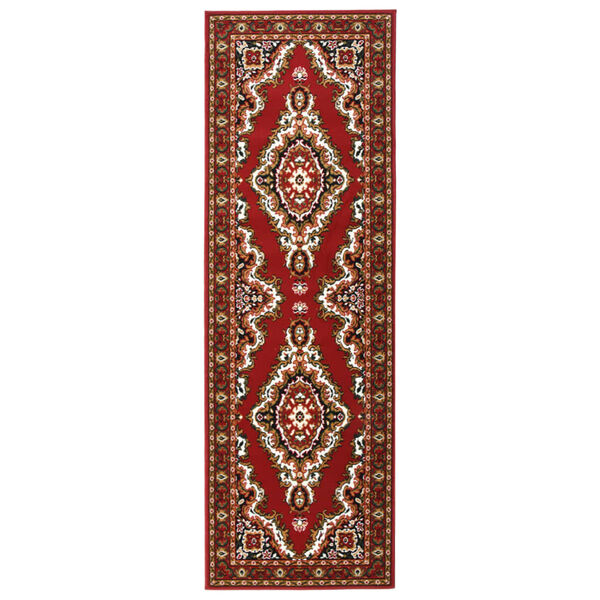 vidaXL Tapis BCF Rouge oriental 80x250 cm