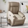 vidaXL Fauteuil inclinable Cappuccino Similicuir