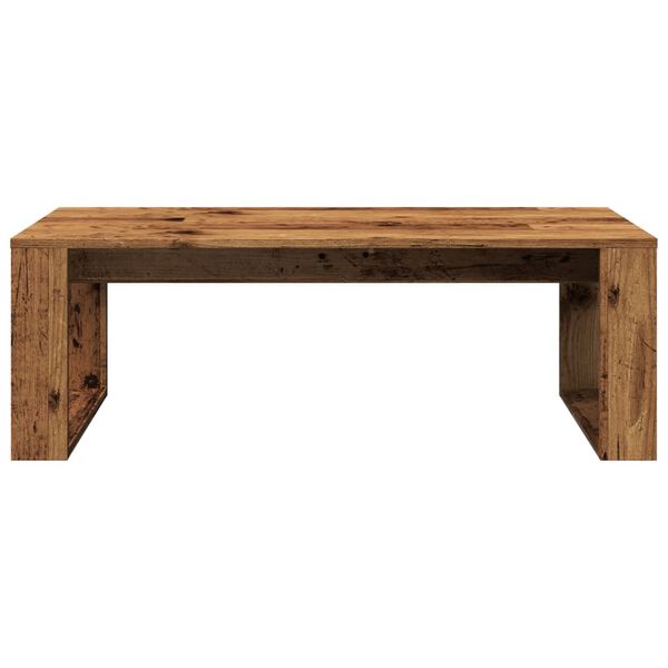 vidaXL Table basse vieux bois 102x50x35 cm bois d'ing&eacute;nierie