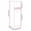 vidaXL Armoire de salle de bain Ch&ecirc;ne sonoma 30x30x95 cm Agglom&eacute;r&eacute;