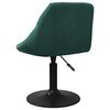 vidaXL Tabouret de bar Vert fonc&eacute; Velours