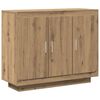 vidaXL Buffet ch&ecirc;ne artisanal 92x35x75 cm bois d'ing&eacute;nierie