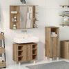 vidaXL Ensemble de meubles salle de bain 3 pcs bois d'ing&eacute;nierie