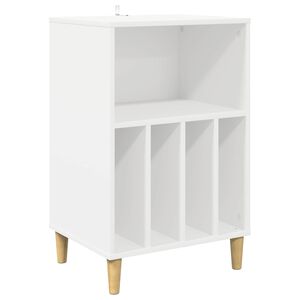 vidaXL Support de platine Blanc 47 x 39,5 x 74,5 cm Bois d'ing&eacute;nierie