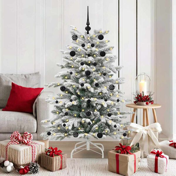 vidaXL Sapin de No&euml;l Artificiel &agrave; Branches Articul&eacute;es Blanc 150 cm