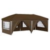 vidaXL Tente de f&ecirc;te pop-up 575 x 288 x 245 cm Taupe