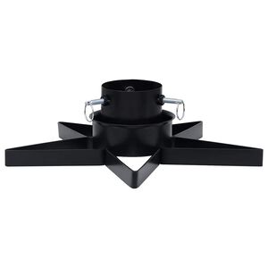 vidaXL Support de sapin de No&euml;l Noir 47x47x13,5 cm