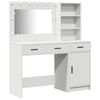 vidaXL Table de Toilette 2 pc Blanc 78,5 x 41 x 135 cm