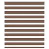 vidaXL Store z&egrave;bre marron 125x150cm largeur du tissu 120,9cm polyester