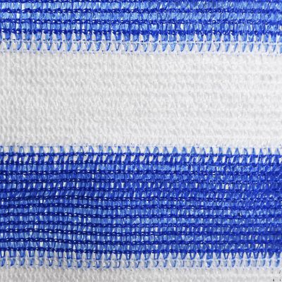 vidaXL Écran de balcon Bleu et blanc 75x300 cm PEHD