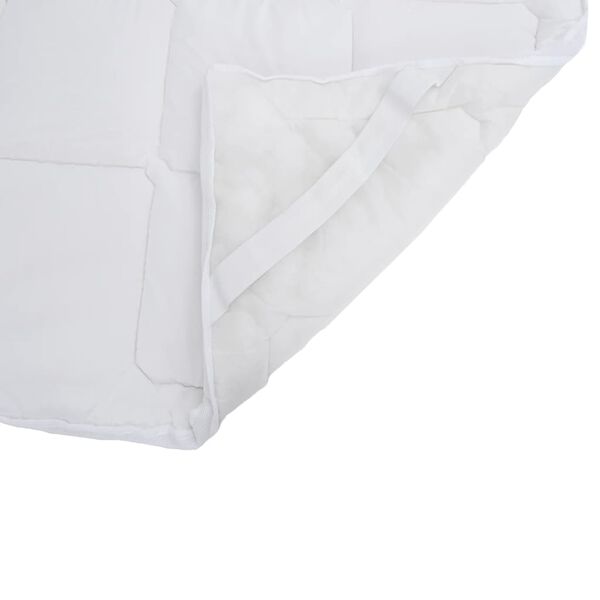 vidaXL Prot&egrave;ge-matelas blanc 200x220 cm