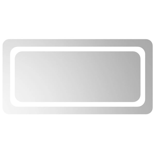 vidaXL Miroir de salle de bain &agrave; LED 80x40 cm