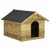 vidaXL Niche de jardin avec toit ouvrant en bois de pin impr&eacute;gn&eacute;