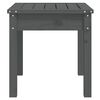 vidaXL Banc de jardin gris 50x44x45 cm bois massif de pin