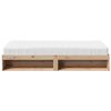 vidaXL Lit de jour avec matelas 100x200 cm bois de pin massif