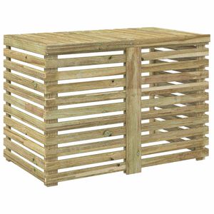 vidaXL Housse de climatiseur 100 x 58 x 70 cm Bois de pin impr&eacute;gn&eacute;