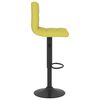 vidaXL Tabouret de bar Vert Tissu