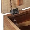 vidaXL Coffre de rangement 57x30x30 cm Bois massif