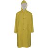 vidaXL Manteau de pluie long imperm&eacute;able r&eacute;sistant &agrave; capuche jaune XXL