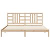 vidaXL Cadre de lit sans matelas 200x200 cm bois massif