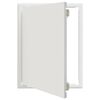vidaXL Panneau d'Acc&egrave;s Blanc 43,5 x 33 x 3 cm Acier
