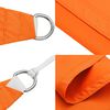 vidaXL Voile de parasol tissu oxford rectangulaire 4x6 m orange