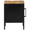 vidaXL Cabinet de chevet Marron et Noir 30 x 30 x 40 cm