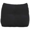 vidaXL Coussin de Dos Noir 60 x 24 x 50 cm Velours