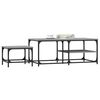 vidaXL Tables basses gigognes 2 pcs sonoma gris bois d'ing&eacute;nierie