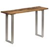 vidaXL Table console Bois de r&eacute;cup&eacute;ration et acier 120x35x76 cm