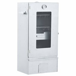 vidaXL Fumoir de four &agrave; BBQ avec 1 kg de copeaux de bois 44,5x29x83 cm