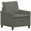 vidaXL Canap&eacute; Gris clair 76 x 81 x 87,5 cm Tissu