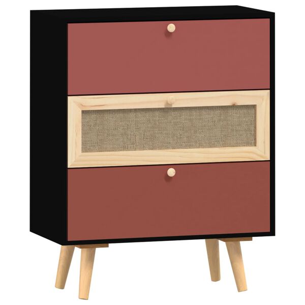 vidaXL Buffet avec tiroirs 60x30x75 cm bois d'ing&eacute;nierie