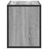 vidaXL Meuble TV sonoma gris 80x31x39,5 cm bois d'ing&eacute;nierie et m&eacute;tal