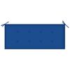 vidaXL Banc de jardin avec coussin 120 cm Bois d'acacia massif