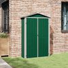 vidaXL Abri de jardin Vert 116x45x175 cm Acier galvanisé