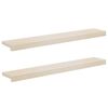 vidaXL Appuis de fen&ecirc;tre 2 pc Blanc 100 x 20 x 2 cm